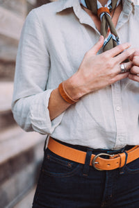 The Crescent Buckle with 1 1/4" Belt - 1 of 2