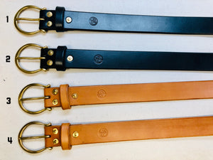 The Crescent Buckle with 1 1/4" Belt - 1 of 2