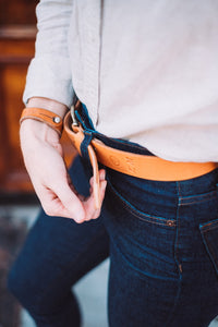 The Crescent Buckle with 1 1/4" Belt - 1 of 2
